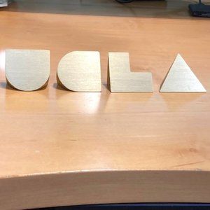 UCLA - Calling All Bruins! Free-Standing UCLA Letters As Bronze Sculpture